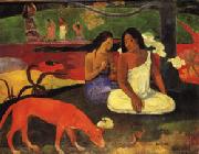 Paul Gauguin Arearea(Joyousness) France oil painting artist